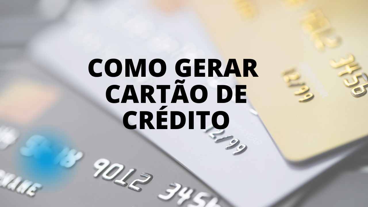 Gerador de Cartão de Crédito, Fraude Gerador de Cartão, Criar Cartão Gratuito