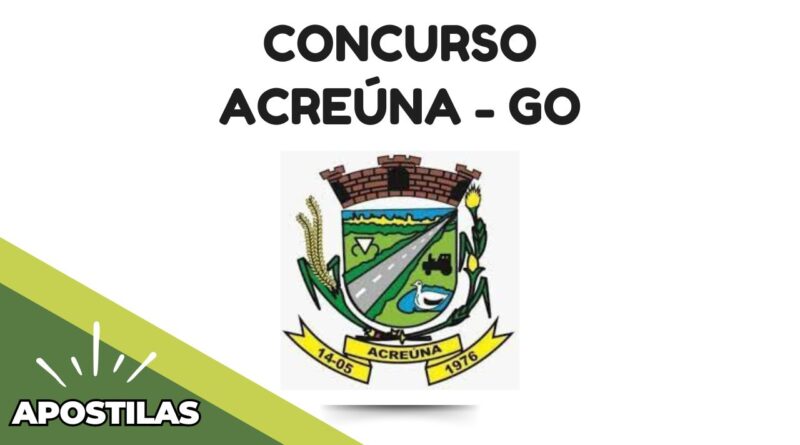 Concurso Acreúna - GO