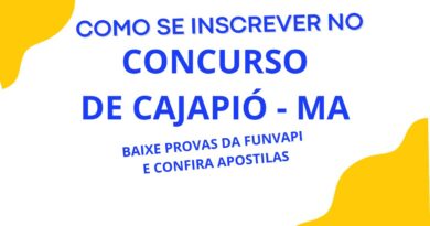 Concurso Prefeitura de Cajapió, Concurso Cajapió, Edital Cajapió