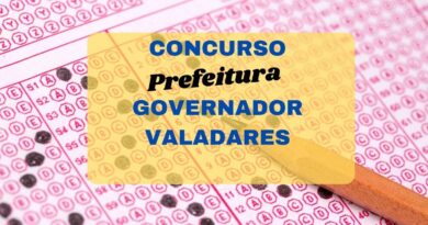 Concurso Governador Valadares, Conteudo PSS Governador Valadares