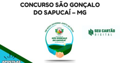 Concurso Câmara de São Gonçalo do Sapucaí – MG