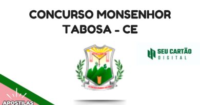 Concurso Monsenhor Tabosa - CE