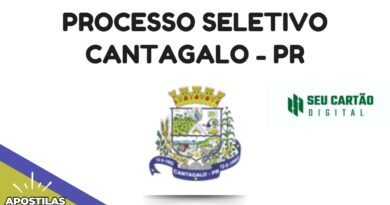 Processo Seletivo Cantagalo - PR